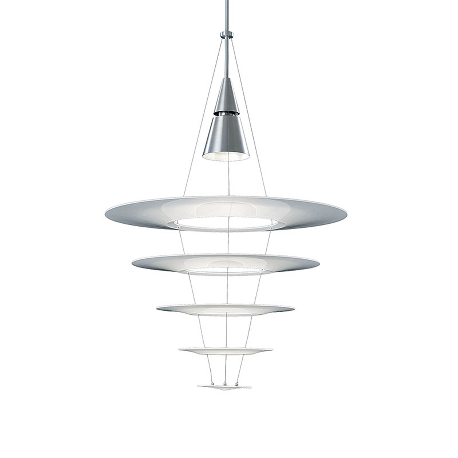 Enigma 545 Pendant Brushed Alu - Louis Poulsen