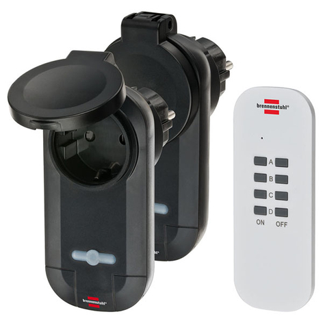 Steckdosen-Set Comfort-Line RC CE1 0201, 2 x IP44