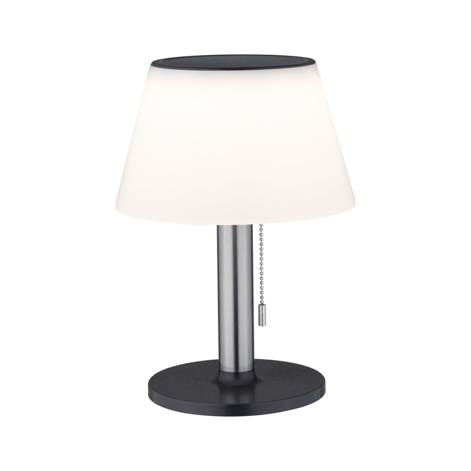 Paulmann Lillesol solar table lamp for outdoors, metal, plastic, 0.8 W, H: 28 cm