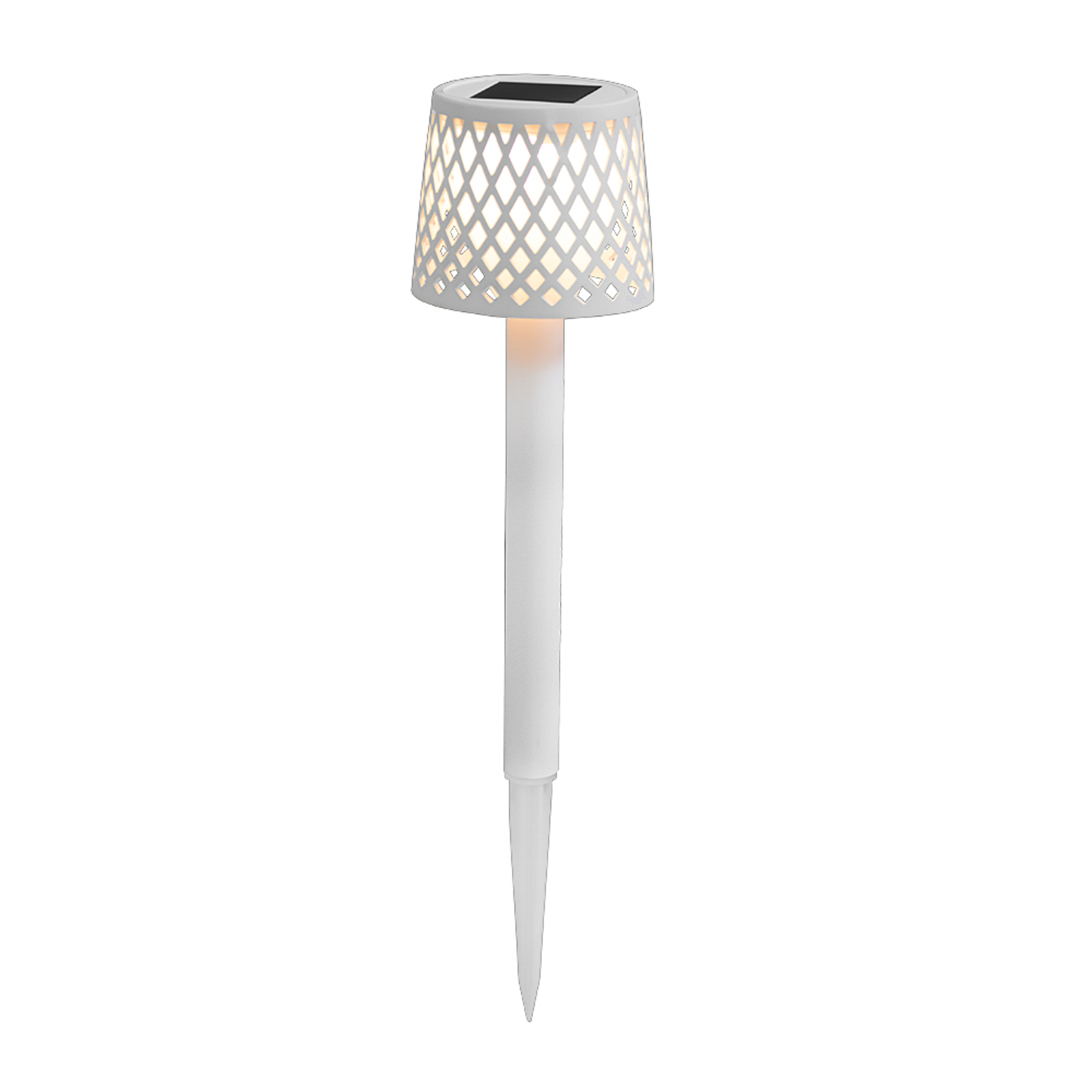 Newgarden Gretita LED-solcellelampe, hvit