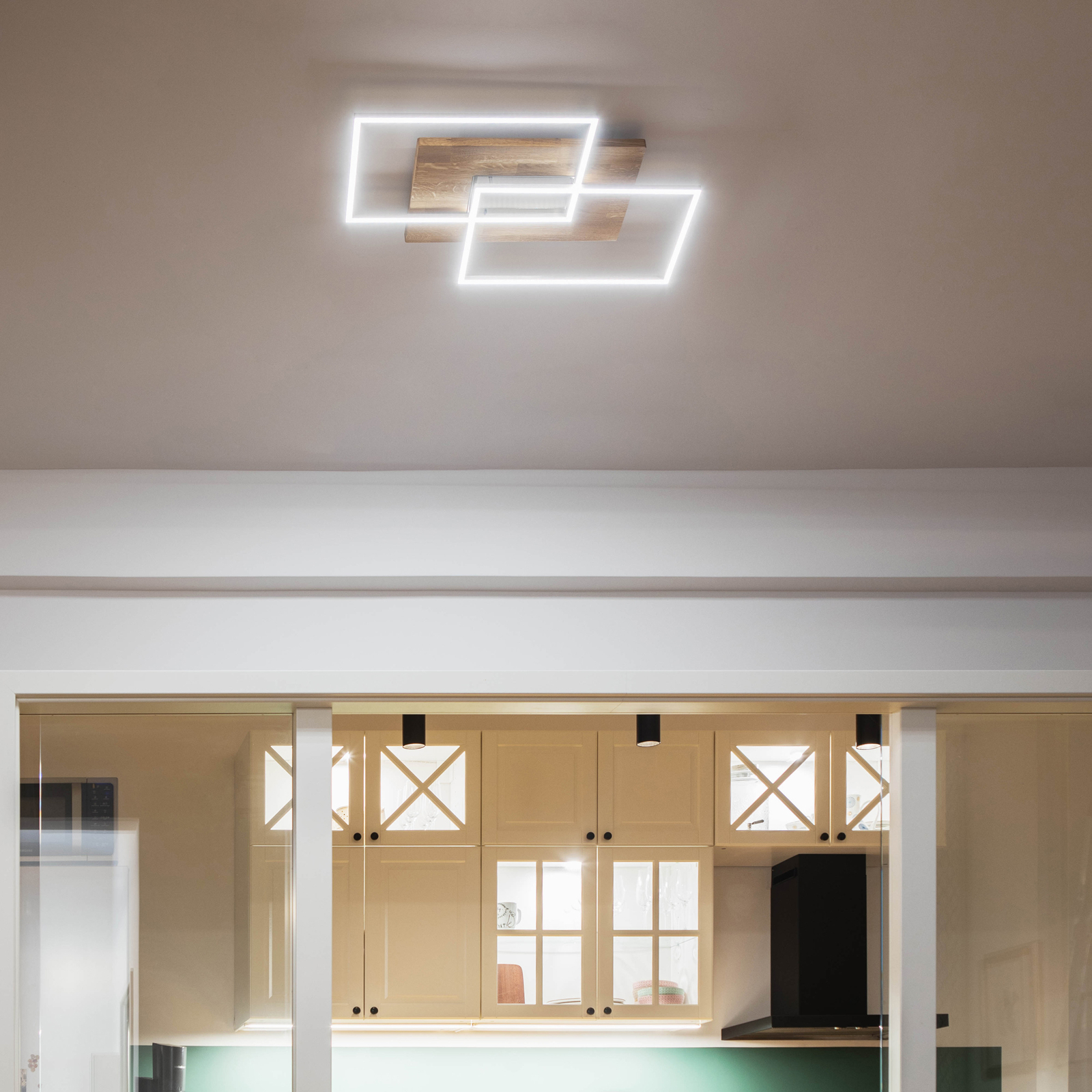 LED-Deckenleuchte Panama L mit Fernbedienung