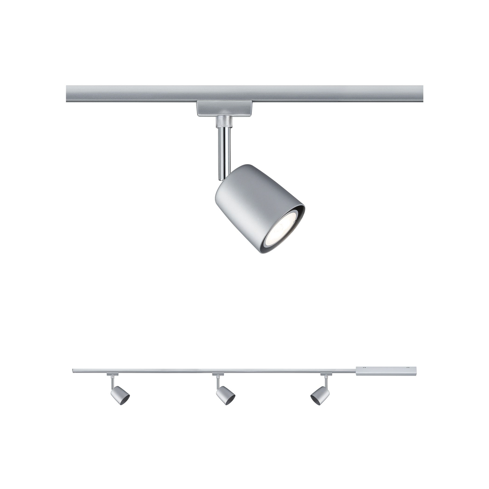 Cover 3 Plafonnier Urail-set Chrome - Paulmann