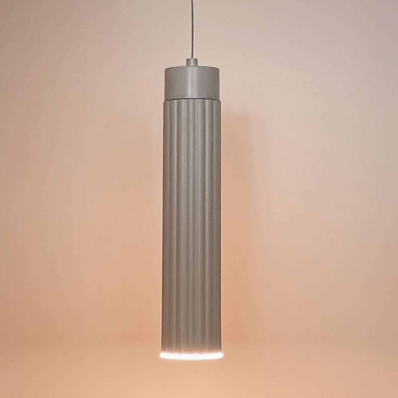 Briloner Lampă suspendată LED și baterie Hang albă din plastic dimabil - Camera de zi / sufragerie - Modern