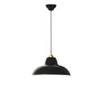 Original 1227 Midi Wide Brass Lustră Pendul Jet Black - Anglepoise