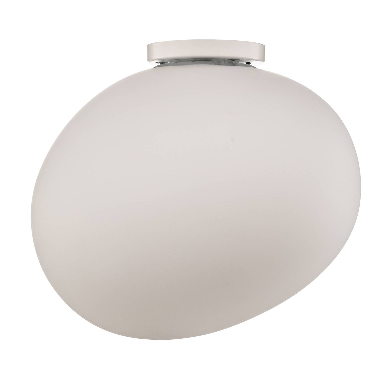 Foscarini Gregg medialna szklana lampa sufitowa, 27cm