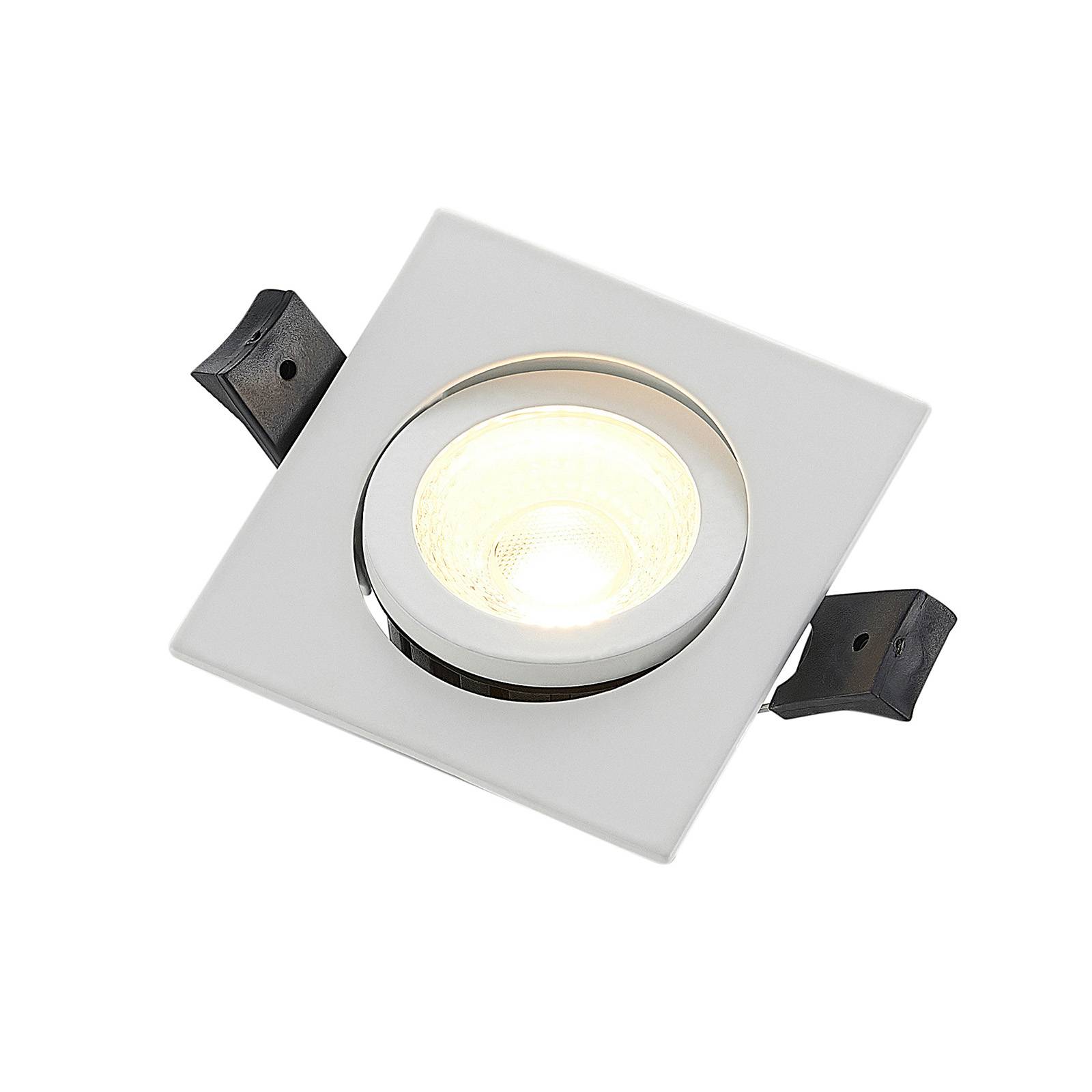 Arcchio Dacio-LED-alasvalo kulmikas 36° Ip65, 6,3W - upotettava LED valaisin - downlight-valaisin - toimistovalaisin - lamppu Eteinen valkoinen (Ral 9016)