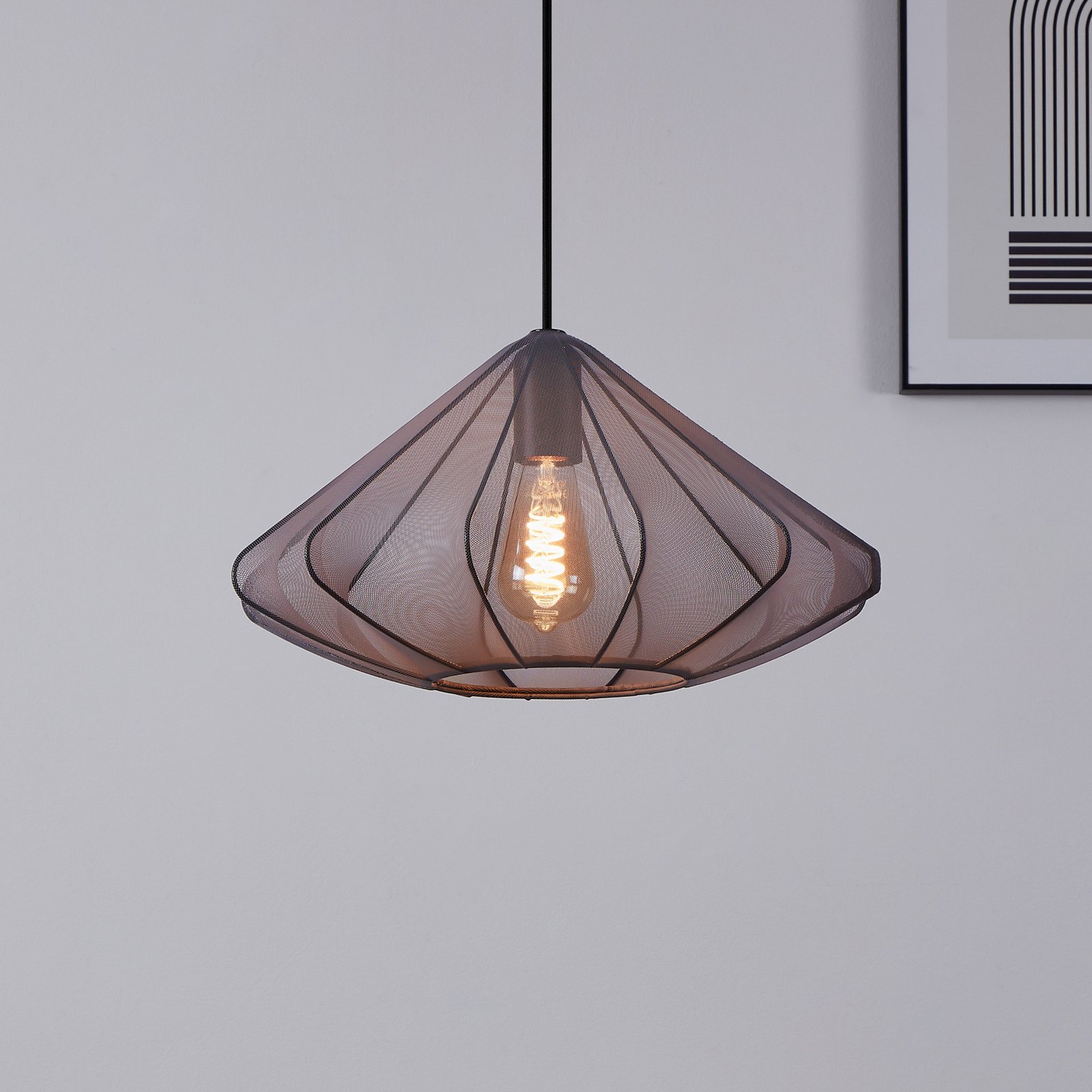 Obesek Dolwen, črna barva, Ø 42,5 cm