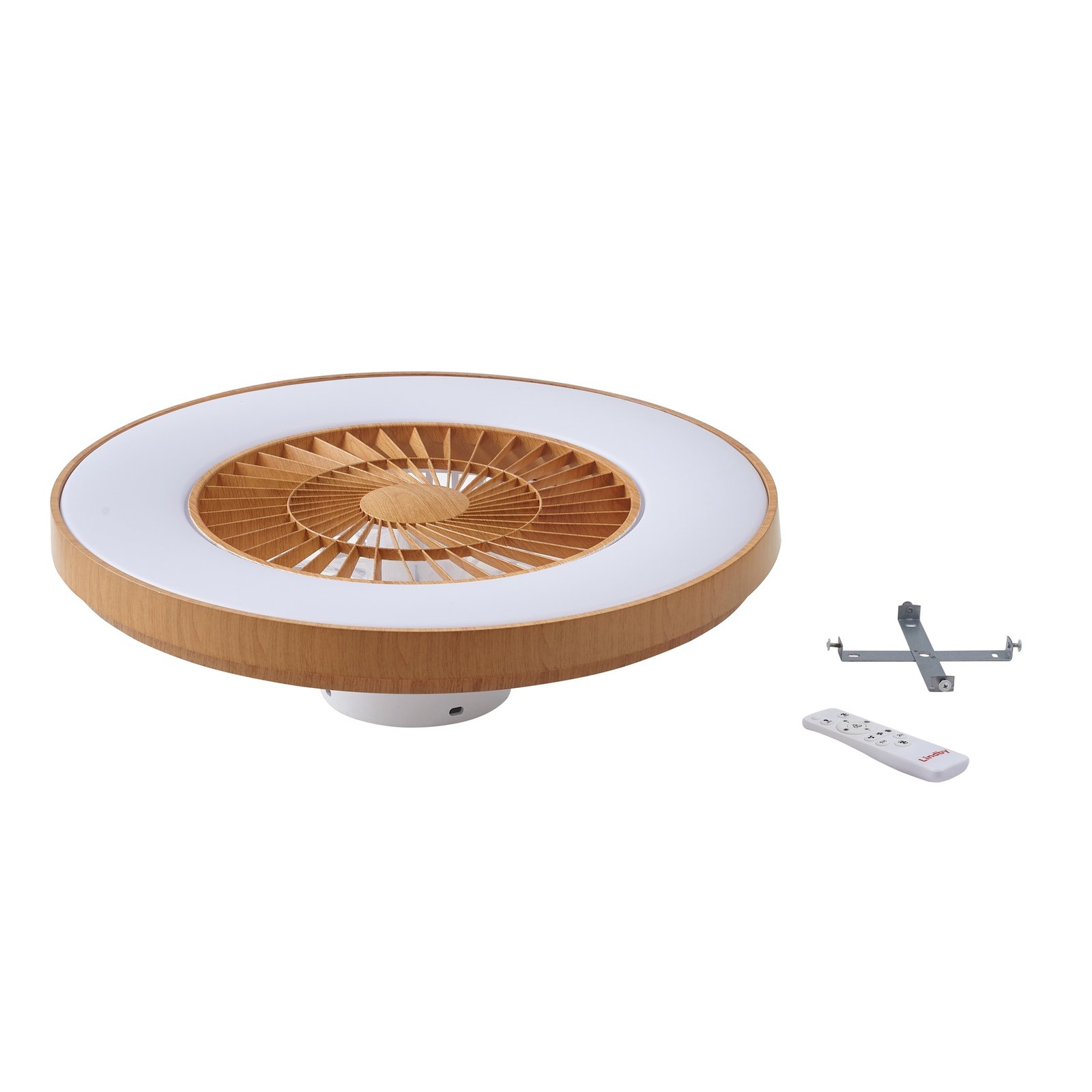 Teleo LED Kattotuuletin CCT Puu - Lindby