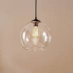 Hanging light ball glass ball shade clear Ø 30cm