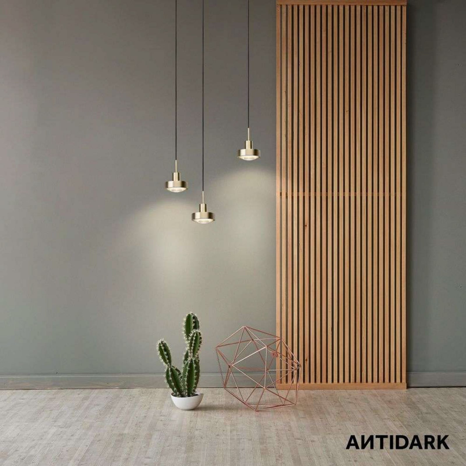Vip 3 Pendel Sort ANTIDARK - Stue - Aluminium billede