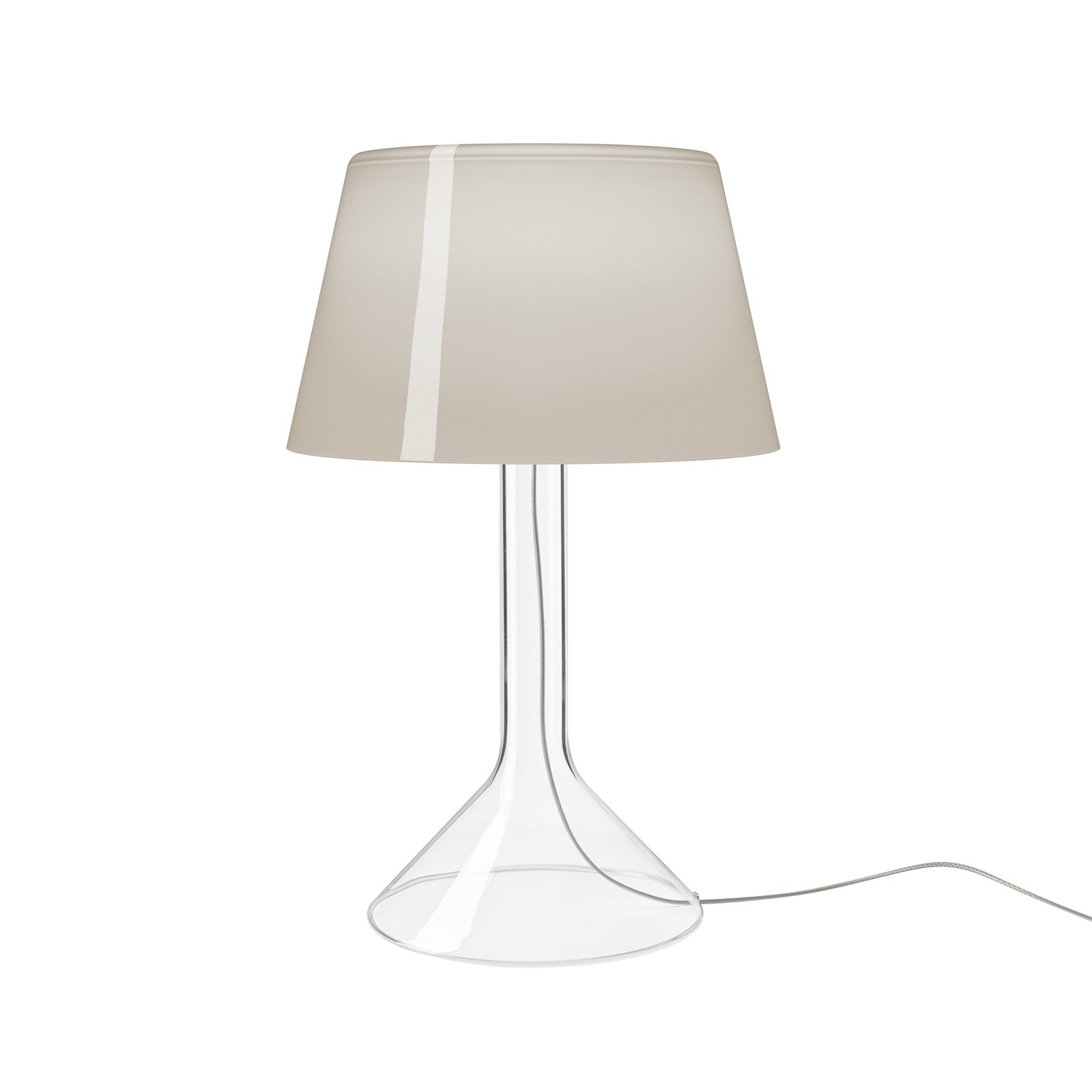 Foscarini lampa stołowa LED Chapeaux V, szary