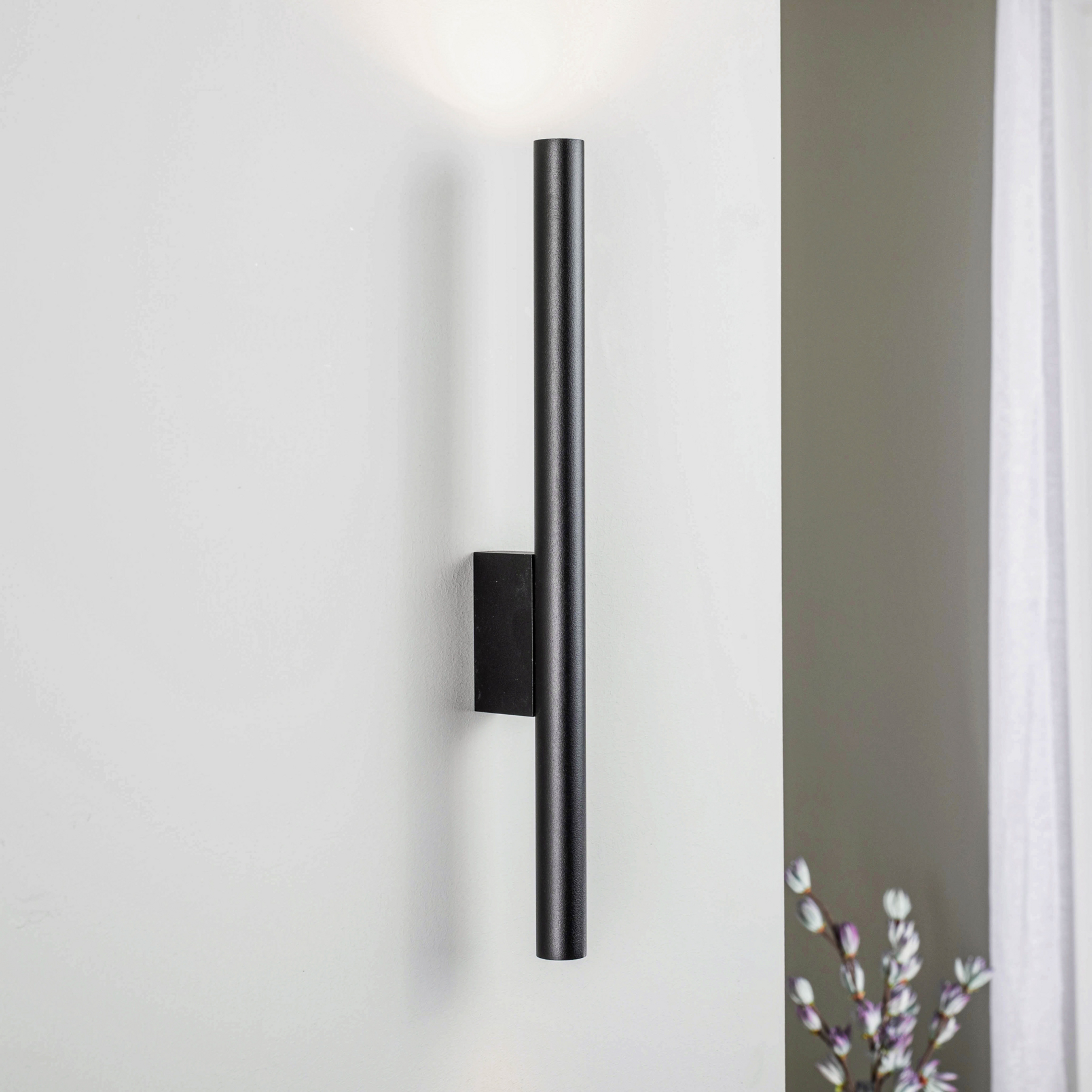 Vägglampa Laser, svart