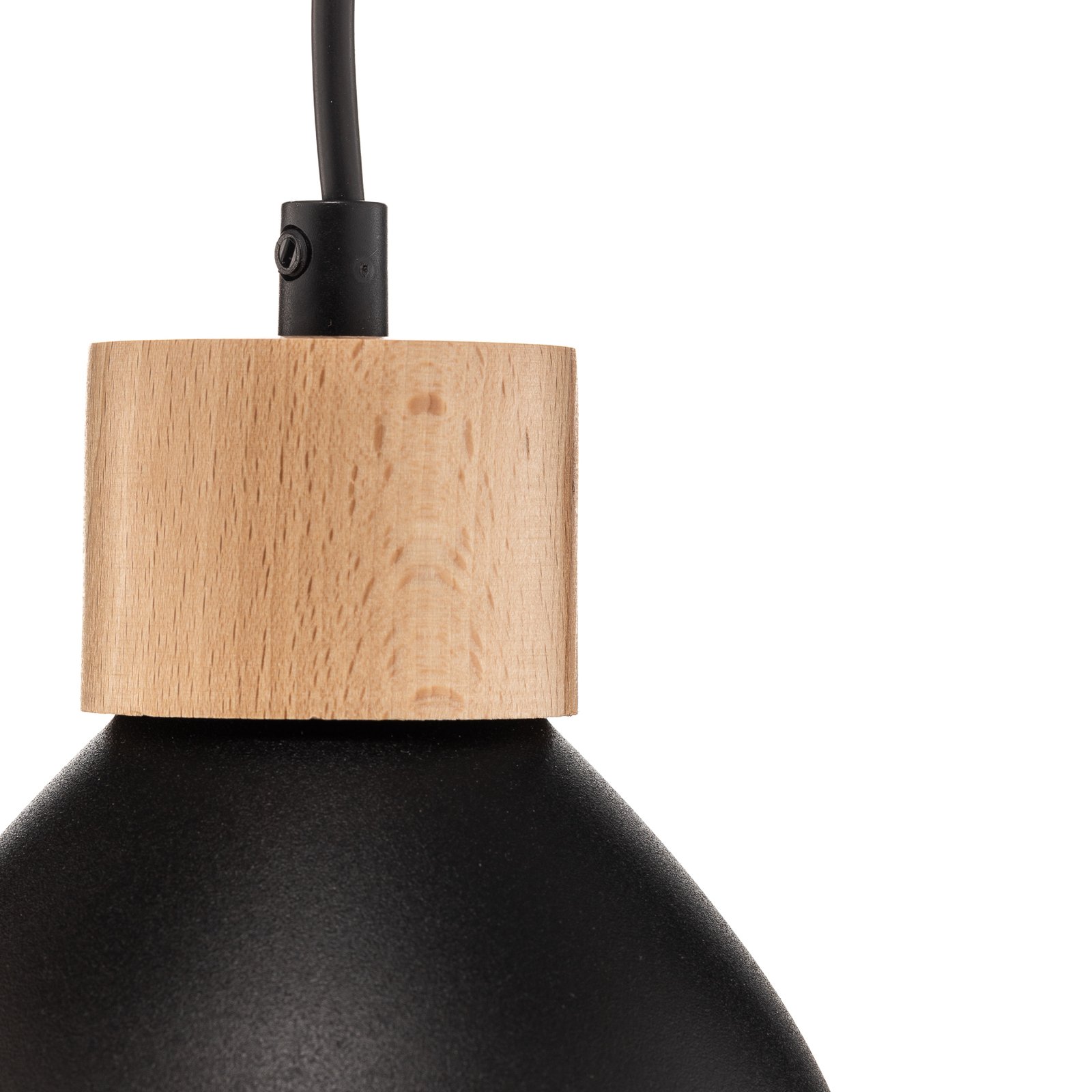 Hanglamp Tira, 1-lamp, zwart