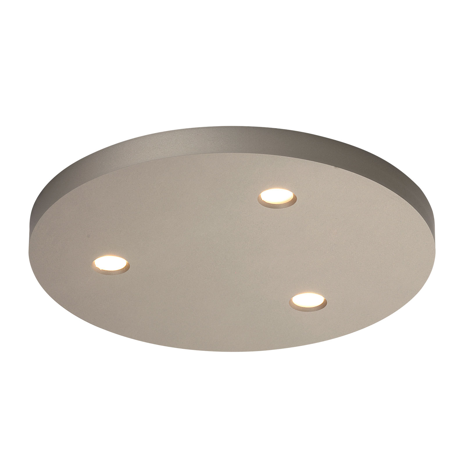 Bopp Close LED plafondlamp 3-lamps rond