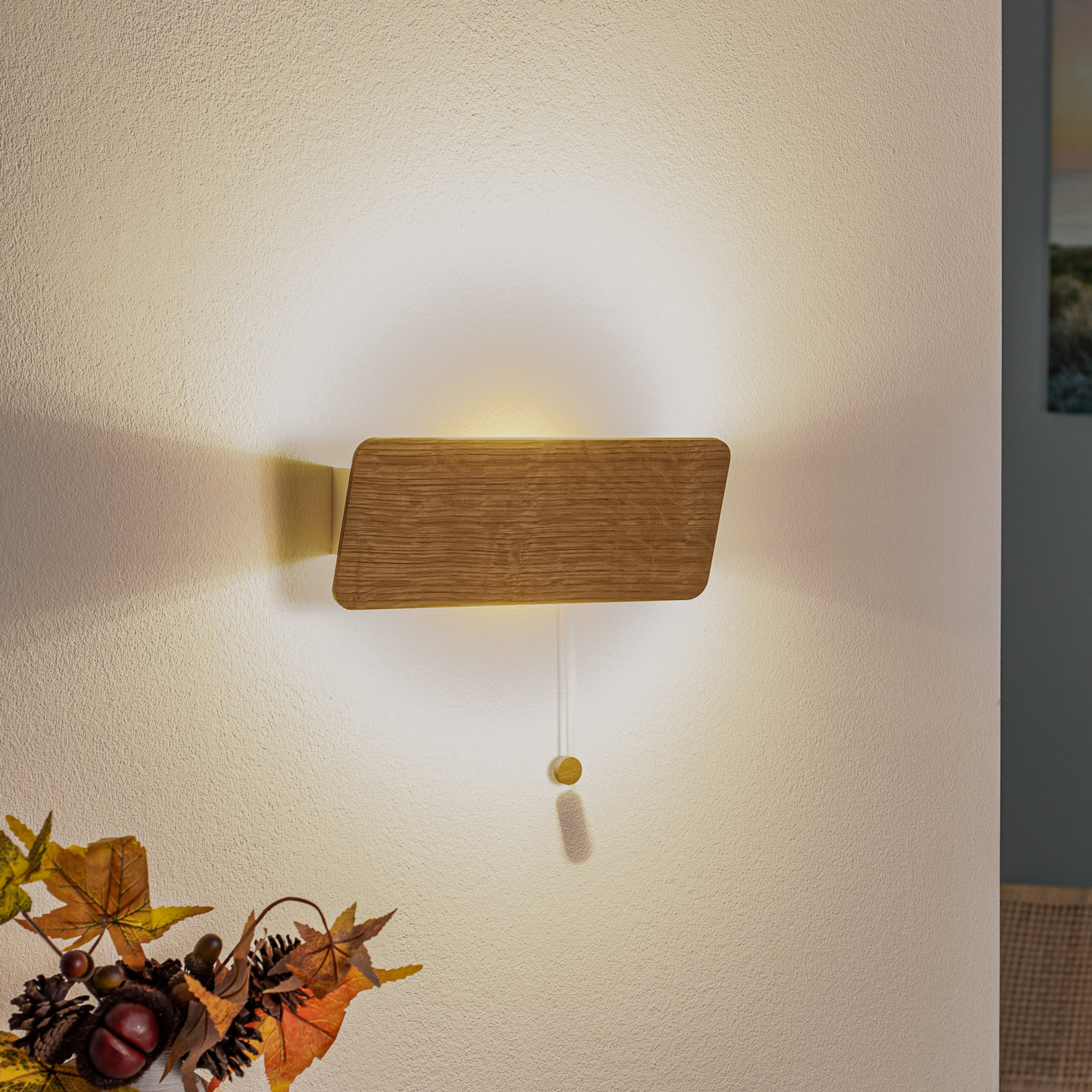 Vegglampe Oslo, justerbar, bredde 30 cm