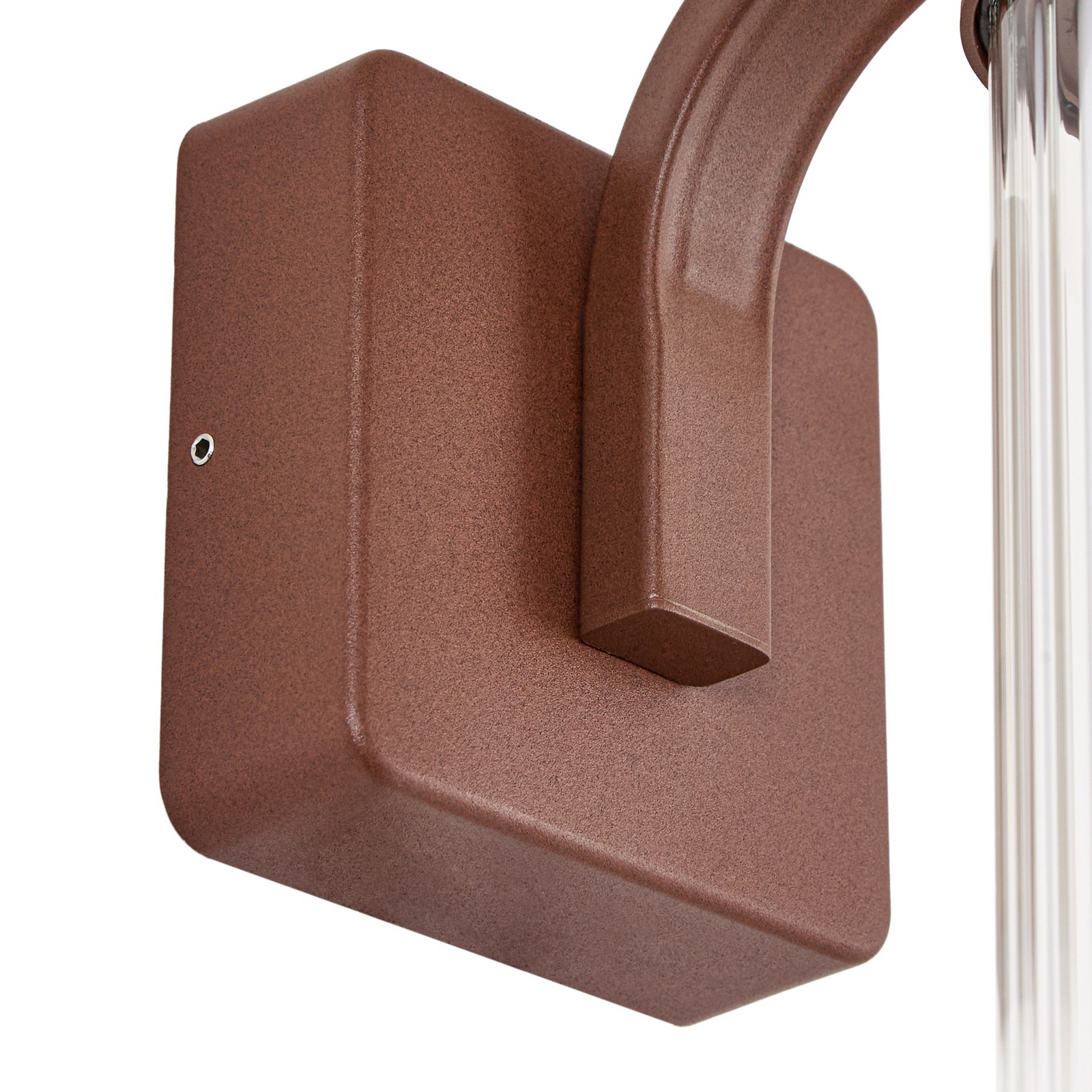 Lindby LED buiten wandlamp Neravio, roest, hoogte 26 cm, IP54