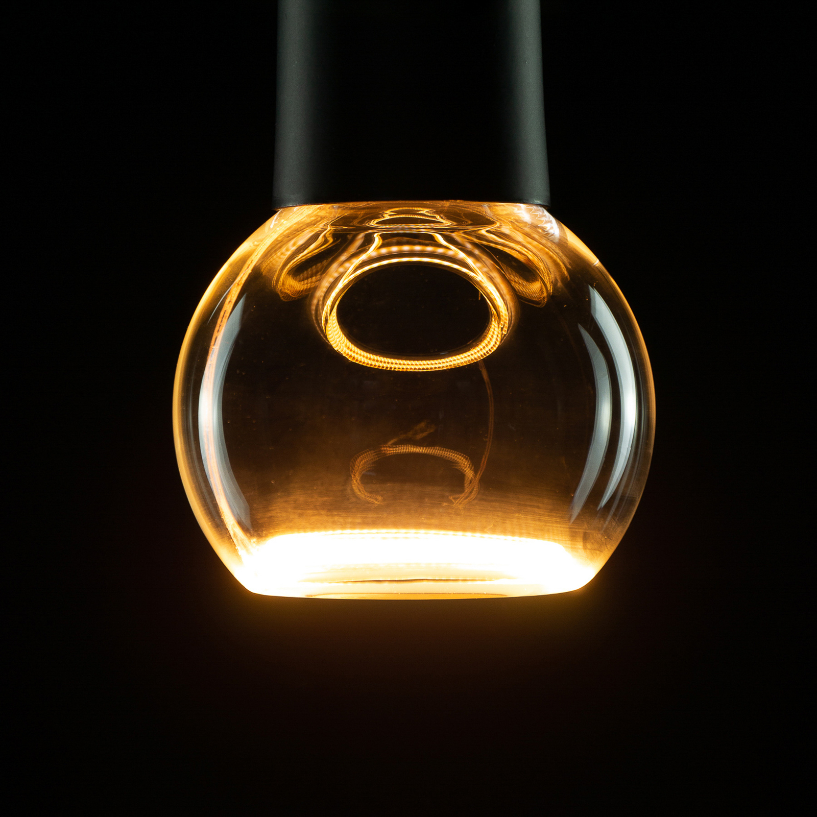 SEGULA LED плаваща стъклена лампа G80 E27 4W прозрачна