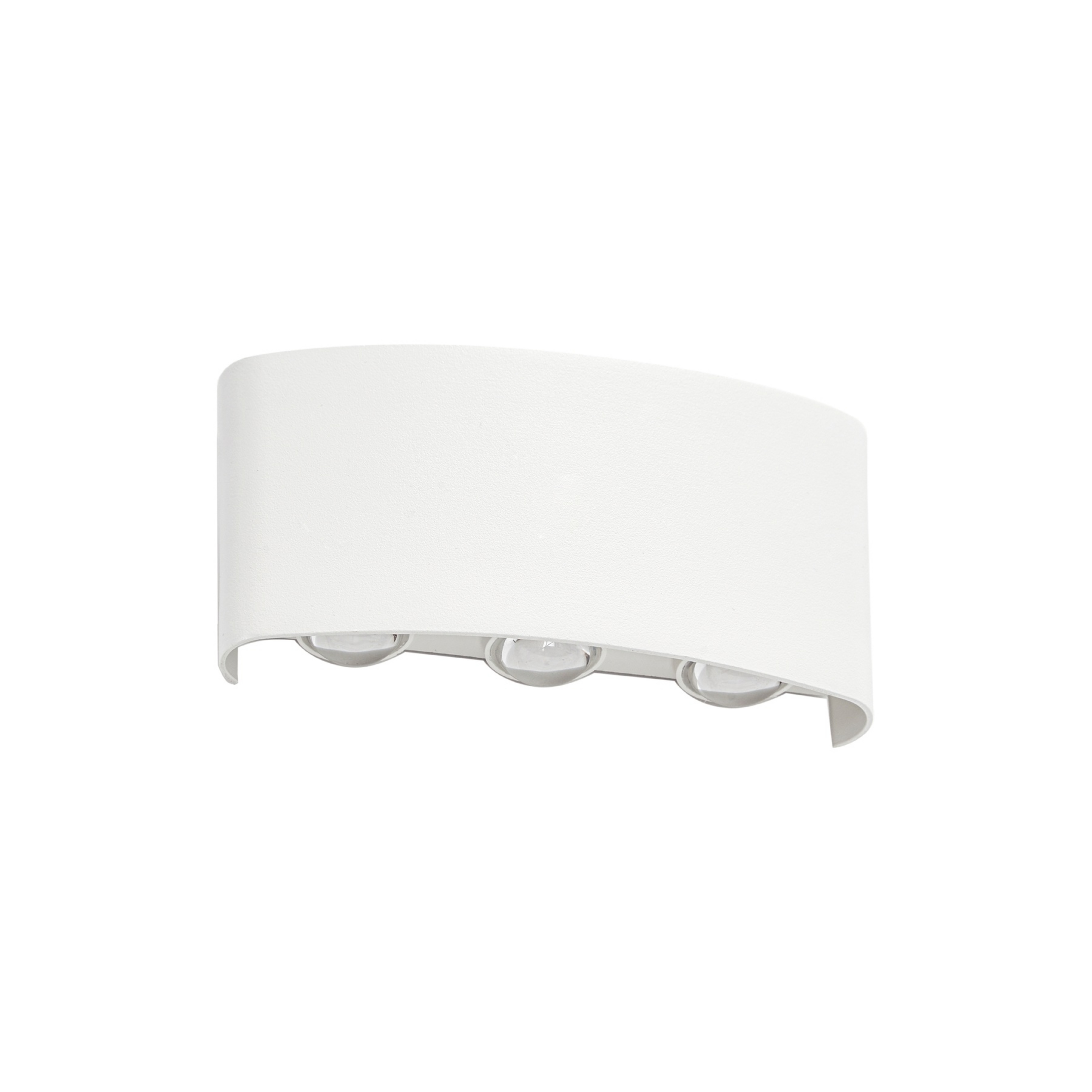 Ithan LED buiten wandlamp, wit, 3-lamps, 17 cm - Lindby