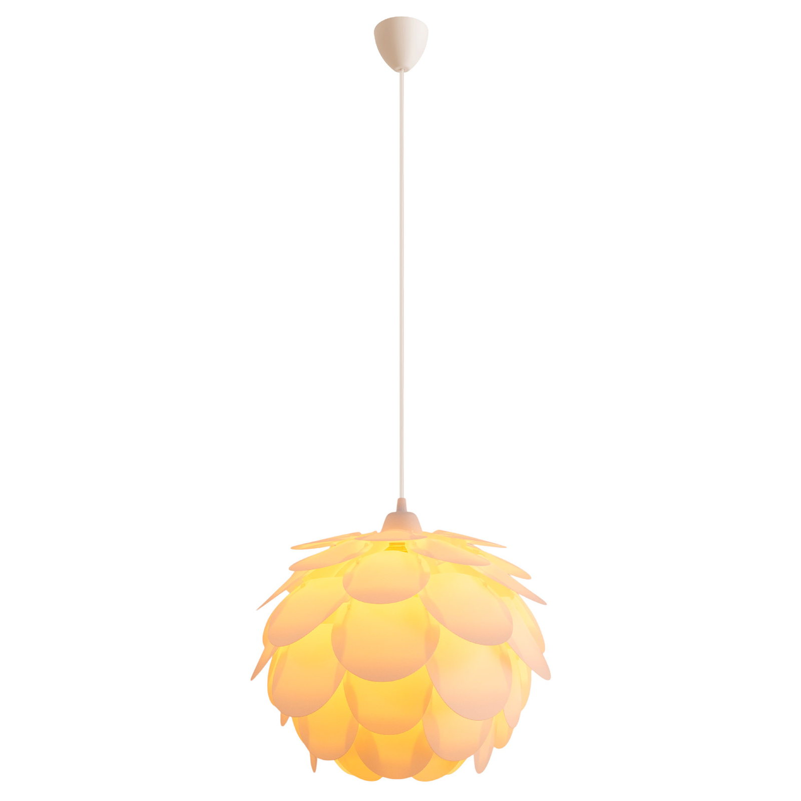 Fora hanging light in a flower shape, white