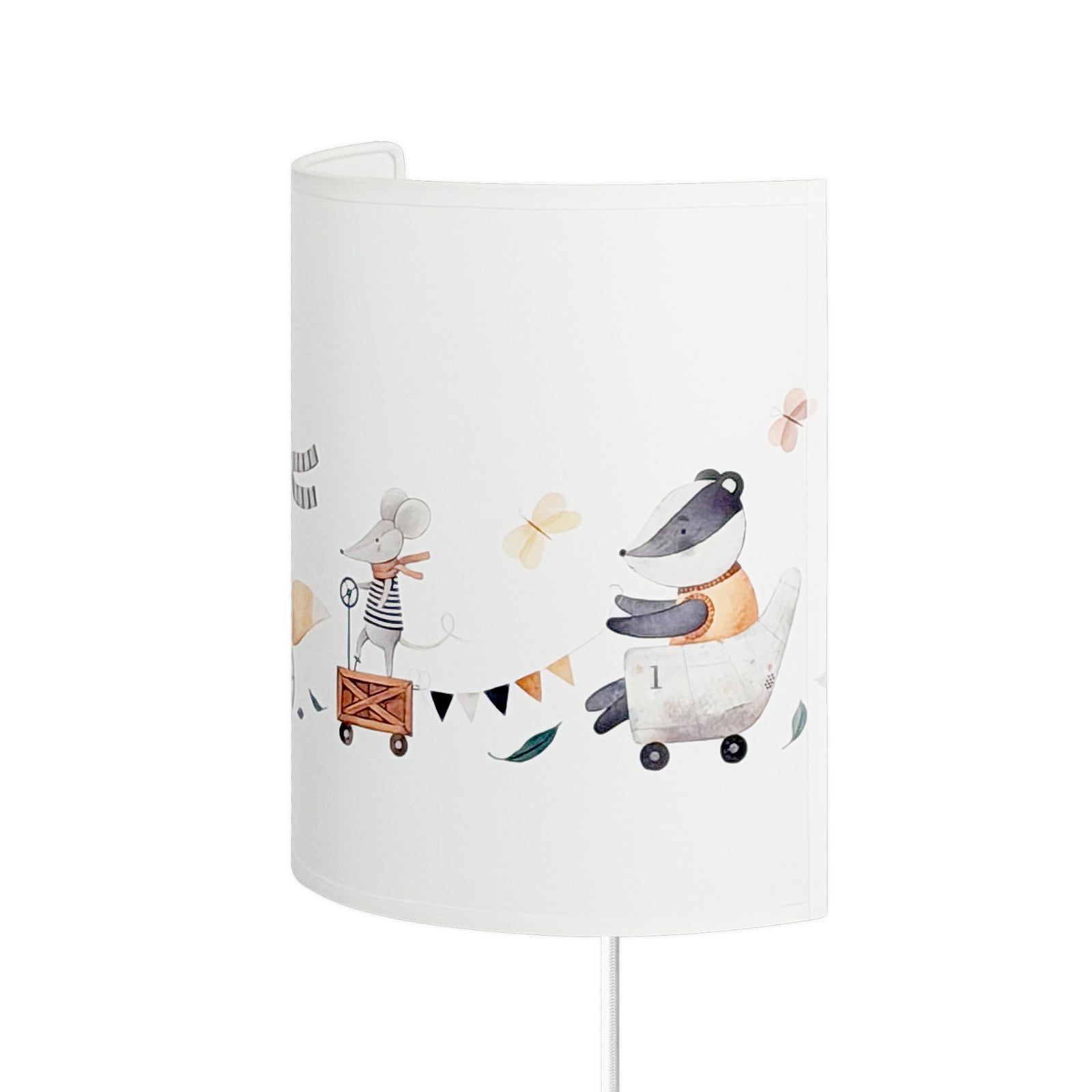 Applique murale pour enfants « Kids Print » blanche/multicolore, 24 cm, prise, Applique murale pour enfants « Kids Print » blanche/multicolore, 24 cm, prise,