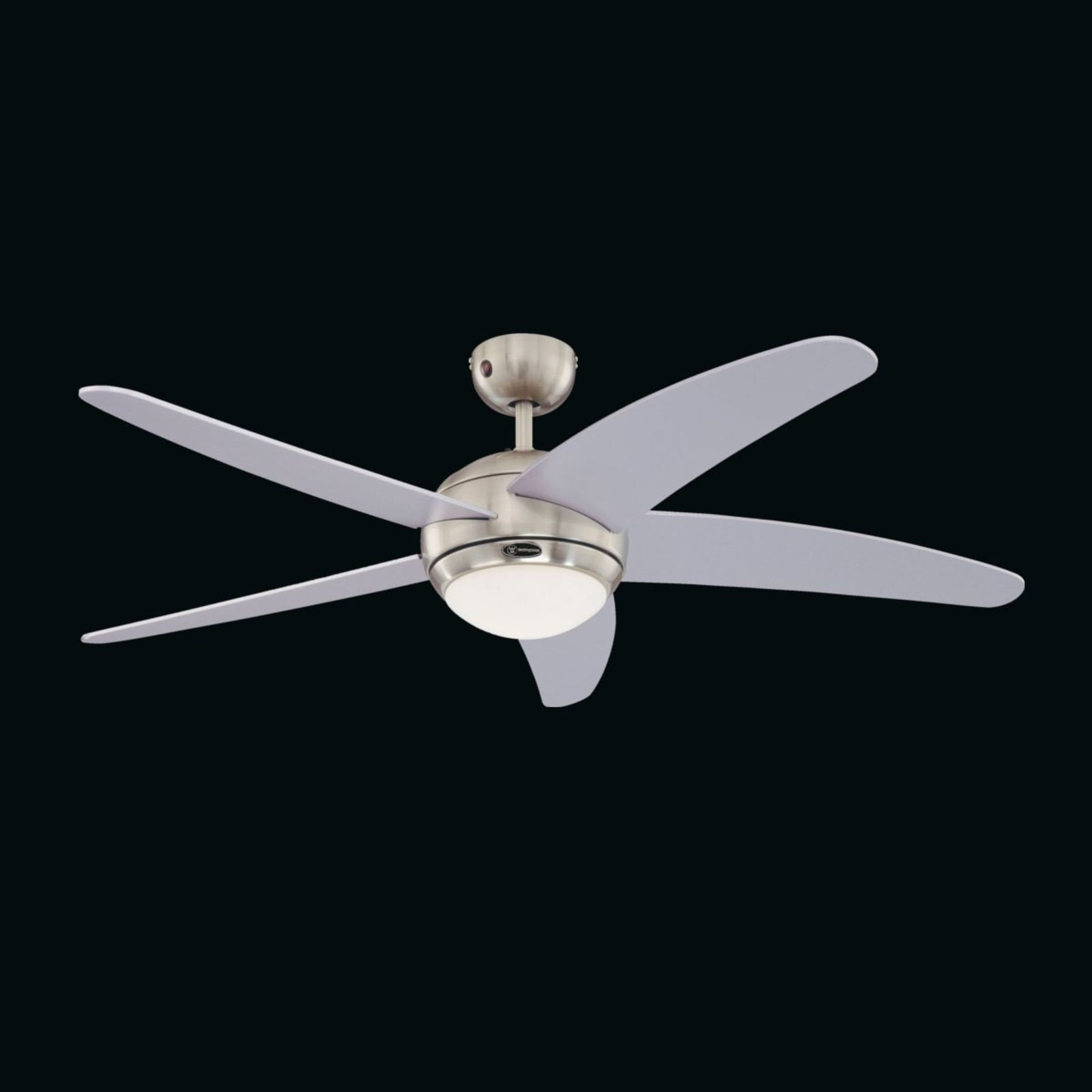 Ventilateur Bendan avec éclairage, argent - Westinghouse Ventilateur Bendan avec éclairage, argent - Westinghouse