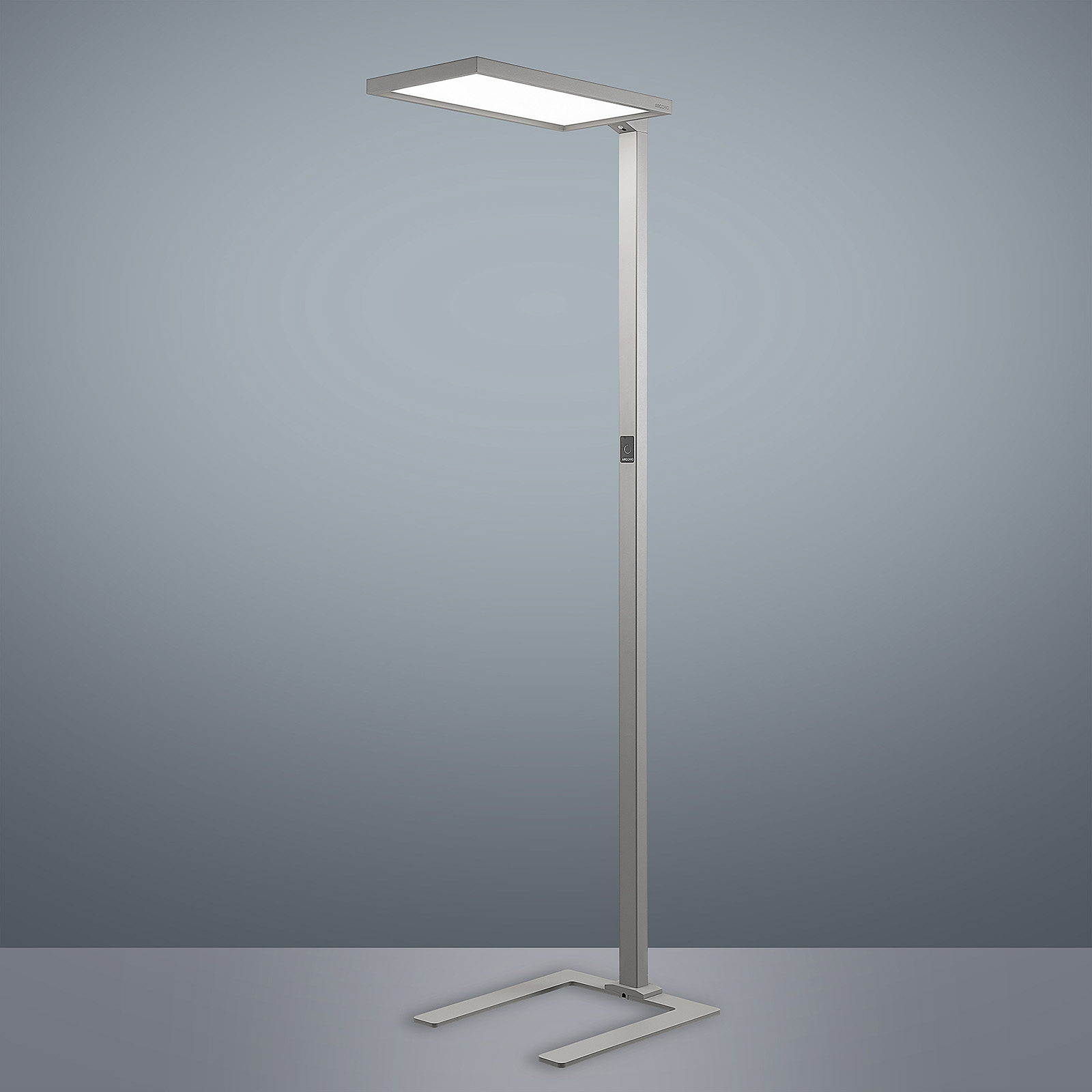 Arcchio Nelus LED-Stehlampe, silber, BWM, Sensor
