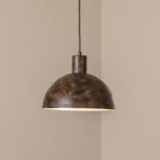 Hengelampe Kure, svartbrun, metall, Ø 30 cm, E27