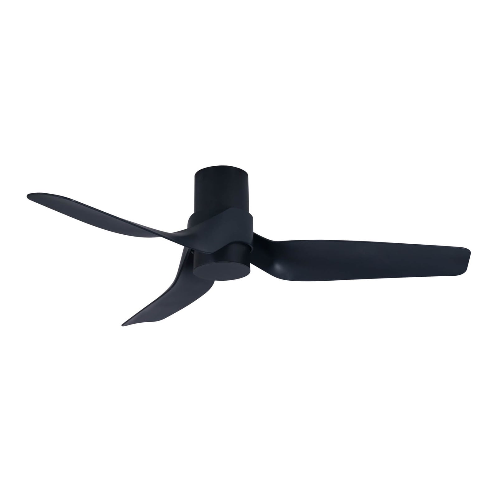 Nautica Deckenventilator mit Licht, schwarz, leise - Beacon