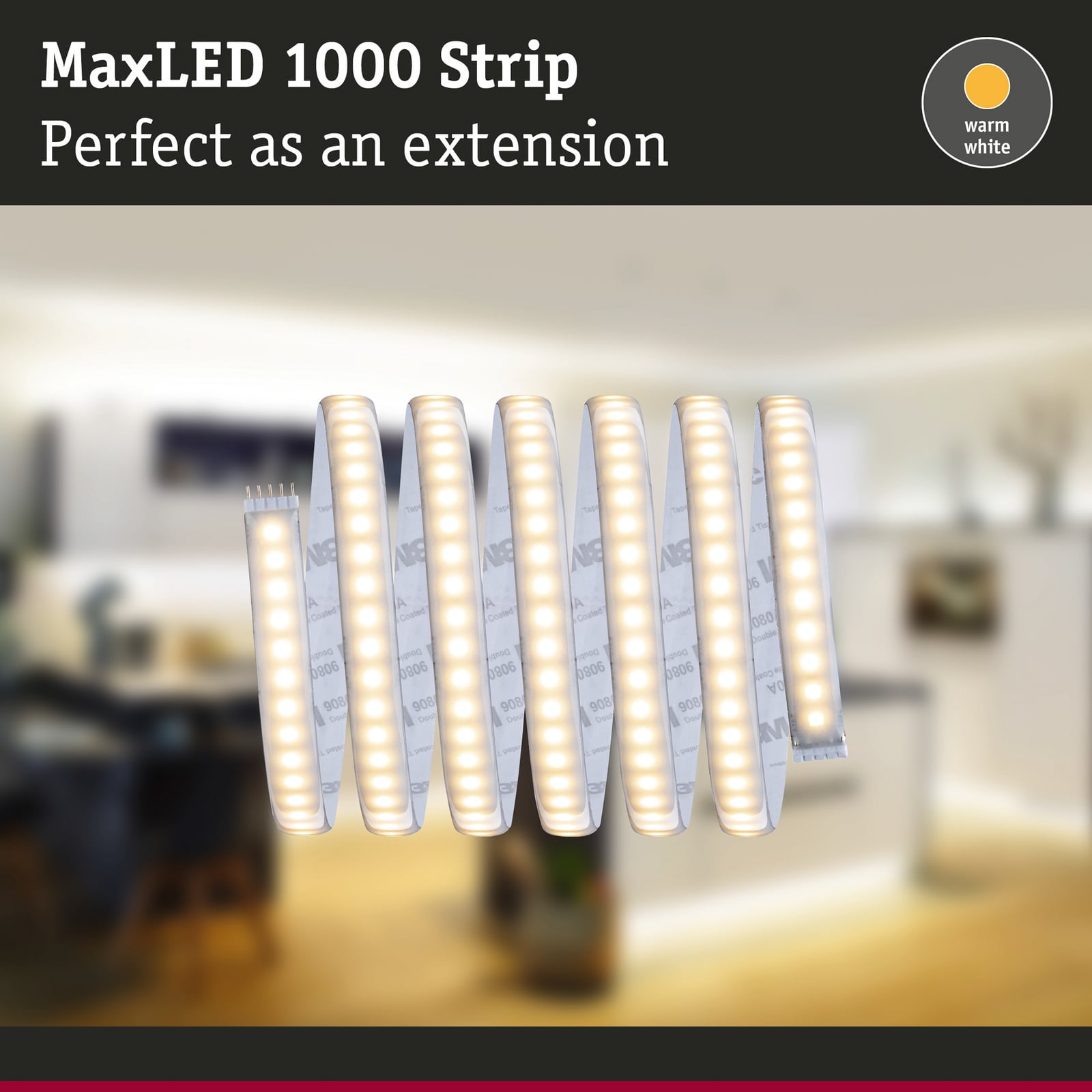 Paulmann MaxLED 1000 Erweiterung, 2,5m warmweiß