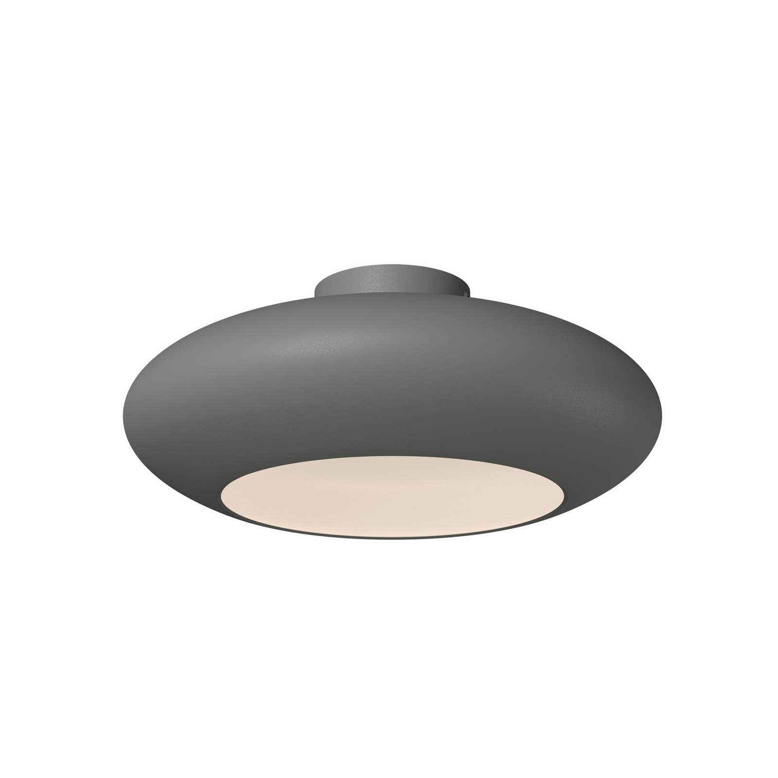 Aros LED mennyezeti világítás, sötét szürke, Ø 40 cm, fém, 3000 K