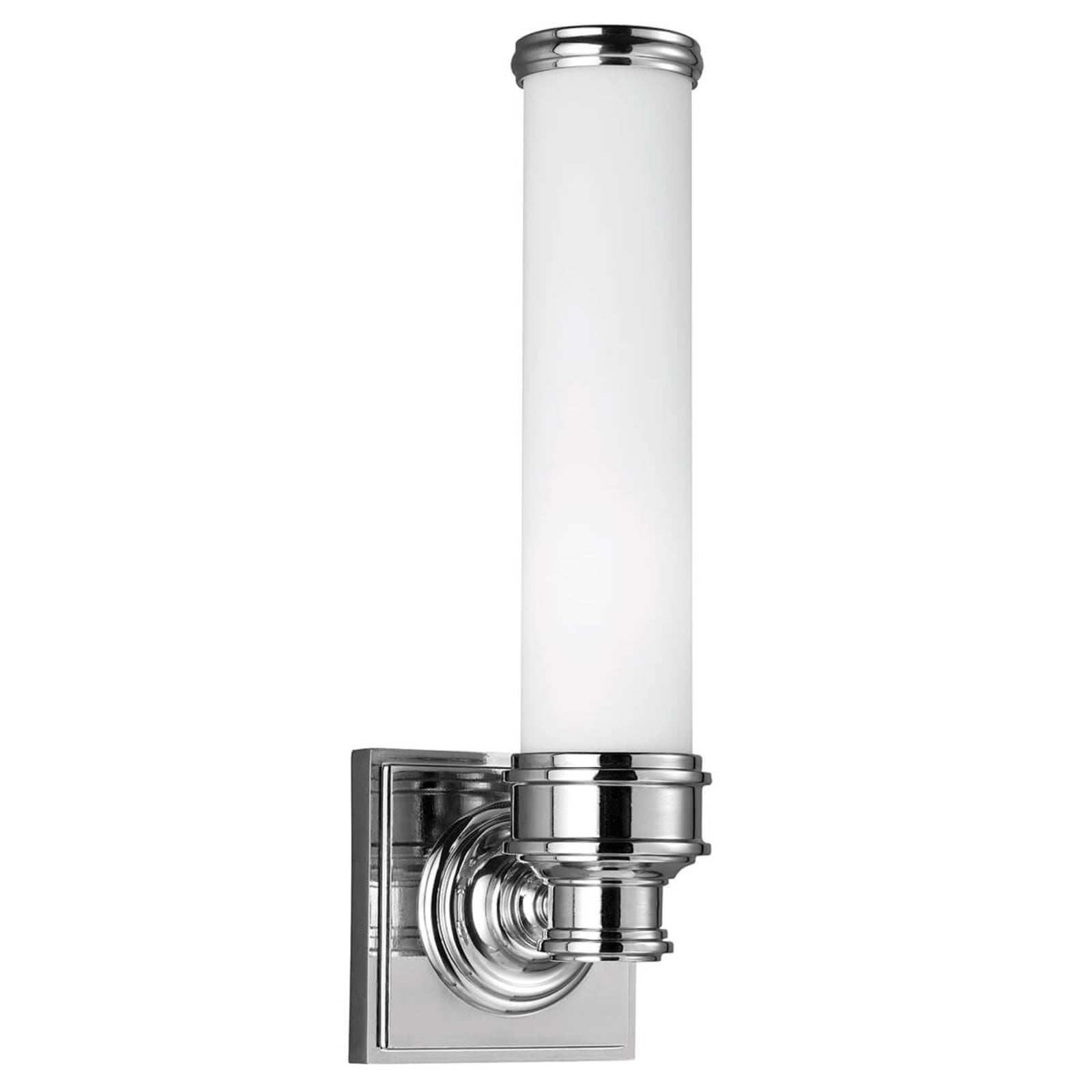 Payne LED-væglampe, krom, højde 36 cm, IP44 – FEISS
