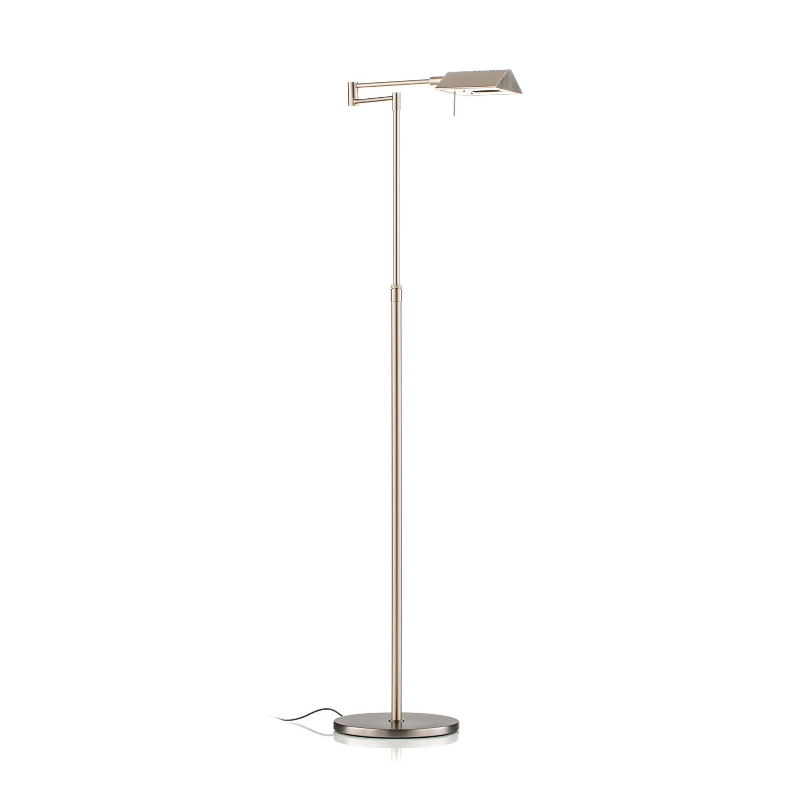 Danuta podesiva LED podna lampa, mat nikal