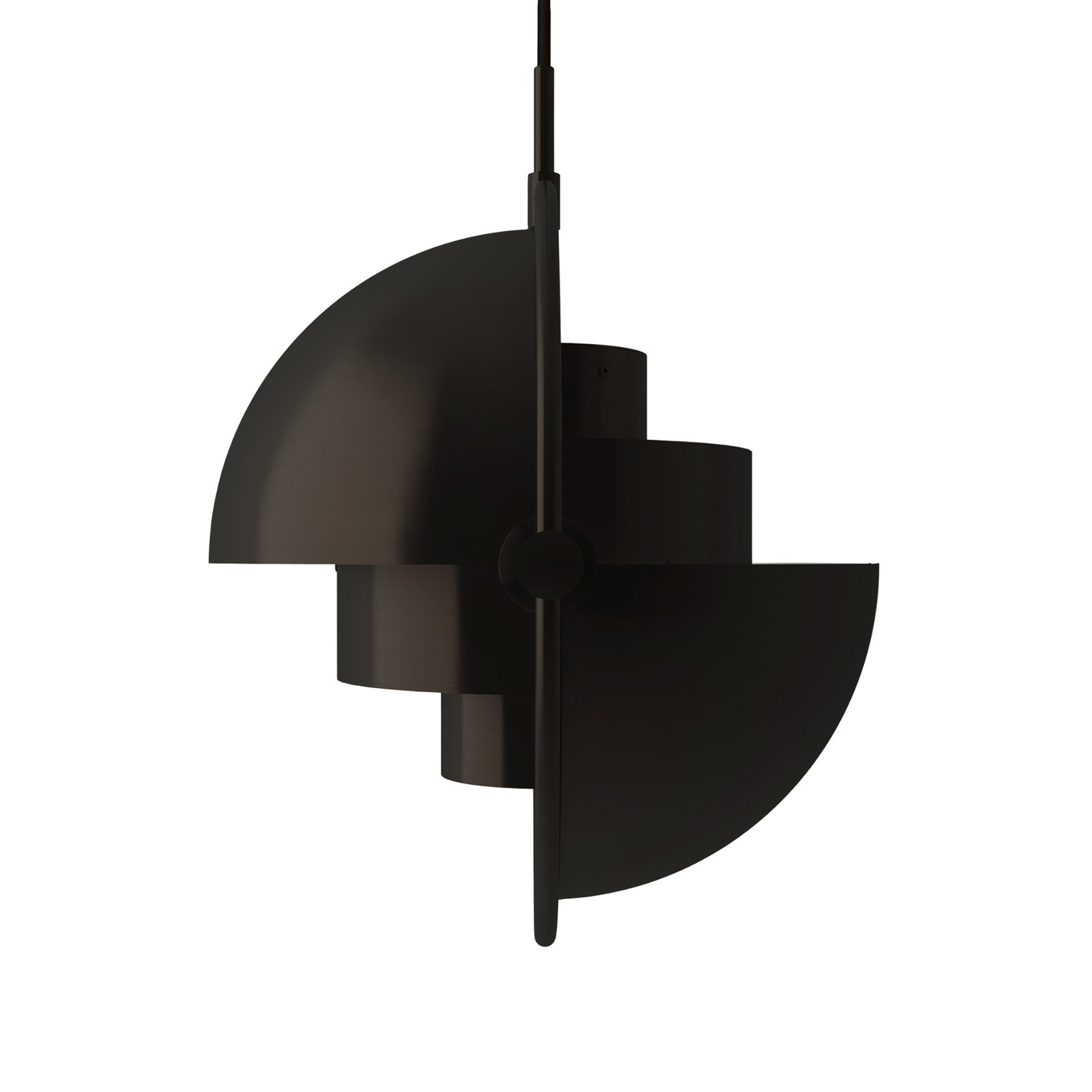 Multi-Lite Hanglamp Small Black Brass - GUBI