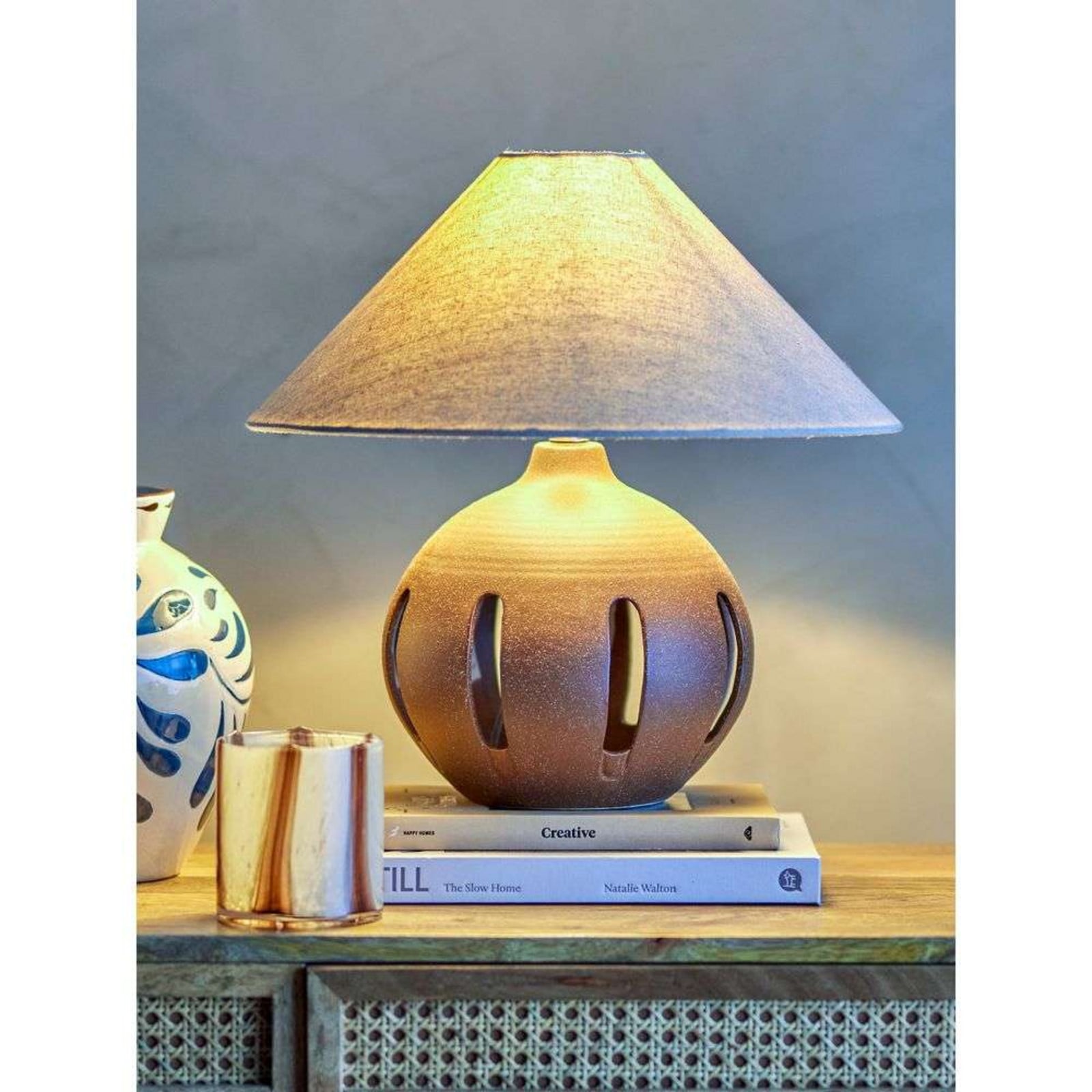 Liana Bordlampe Brown Bloomingville - Stue - Sten
