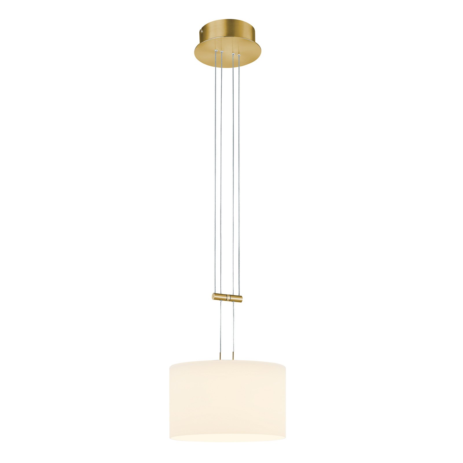 BANKAMP Grazia hanging lamp 1-bulb 32cm brass