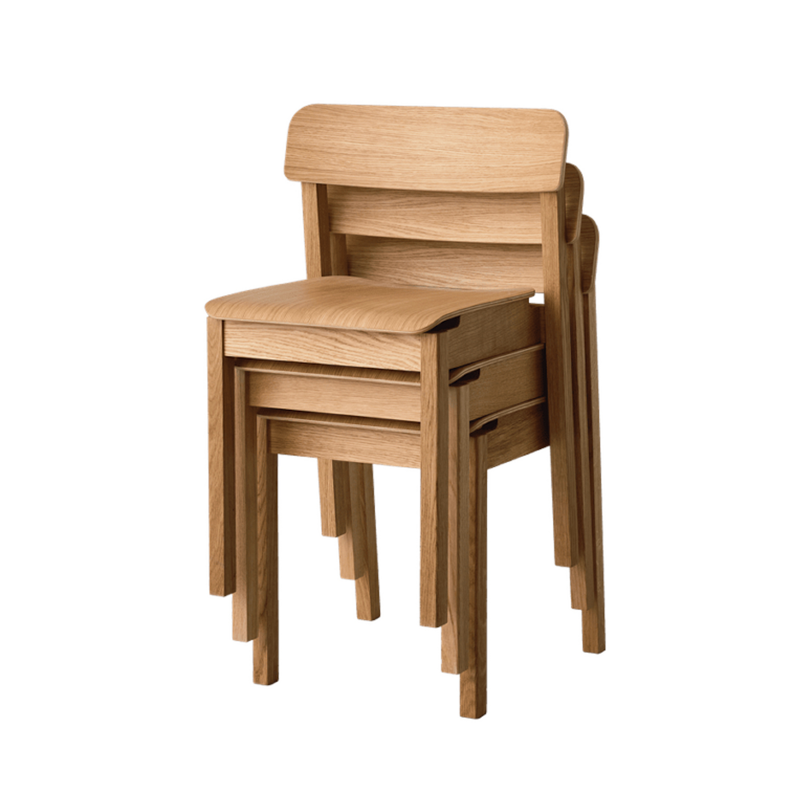 EVERYDAY-stol, oljet eik, høyde 75 cm – Moebe EVERYDAY-stol, oljet eik, høyde 75 cm – Moebe
