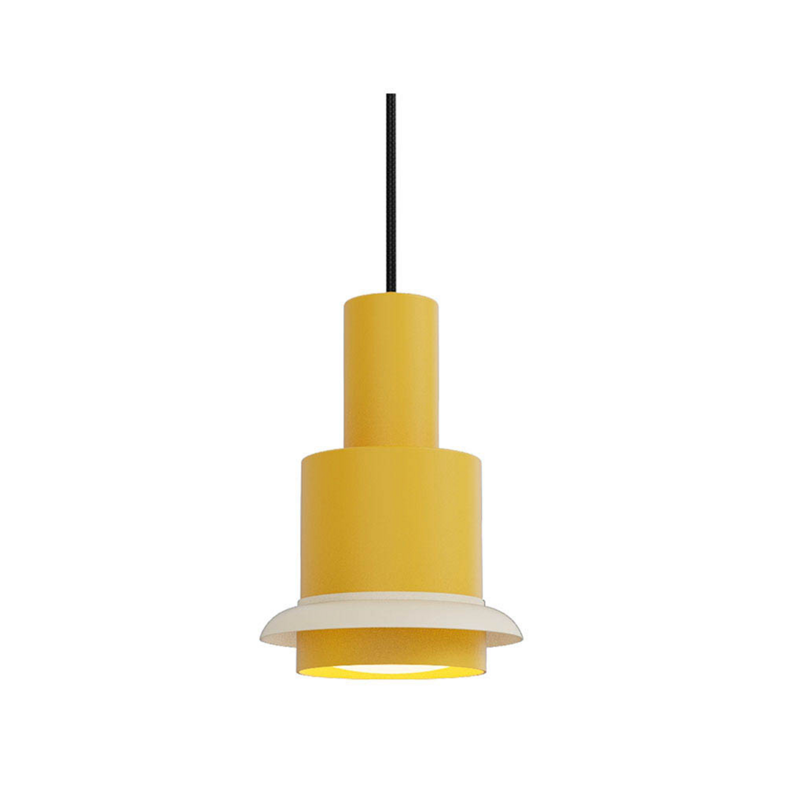 Chaumont Pendelleuchte Ø19xH28 Yellow/White - DCW
