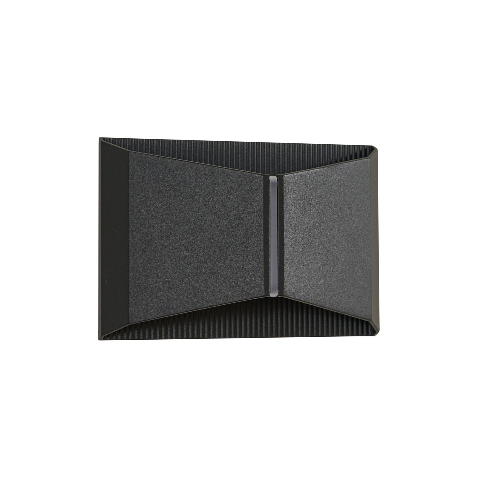 Lindby LED-Außenwandleuchte Anlira, schwarz, Up & down, IP65