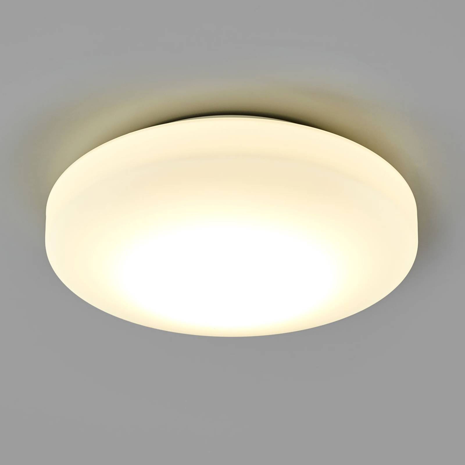 Łaz. lampa sufitowa LED Malte ze szkła opalowego