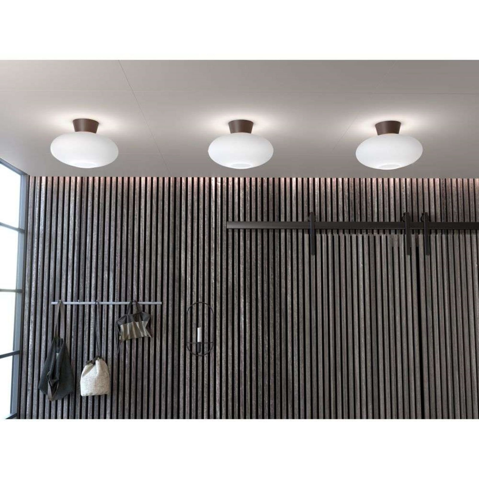 Bullo Plafond XL &Oslash;38 Oxid/Opal Belid - Vardagsrum - Metall