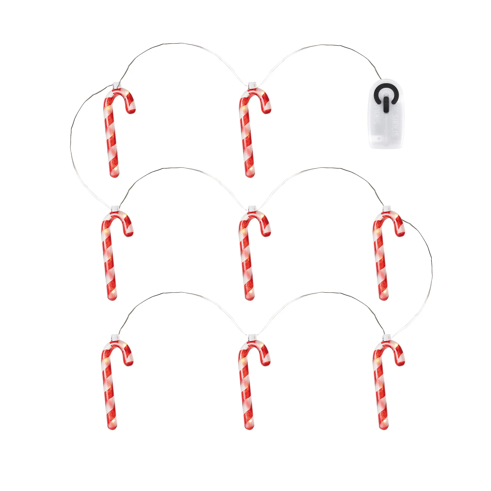 LED-tuled Hannah Candy Cane punane