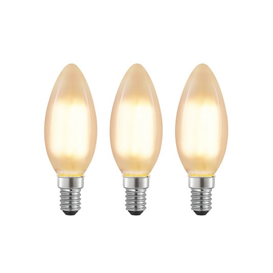 Arcchio LED-Kerzenlampe E14, 4 W, 2.700 K, dimmbar, 3er-Set