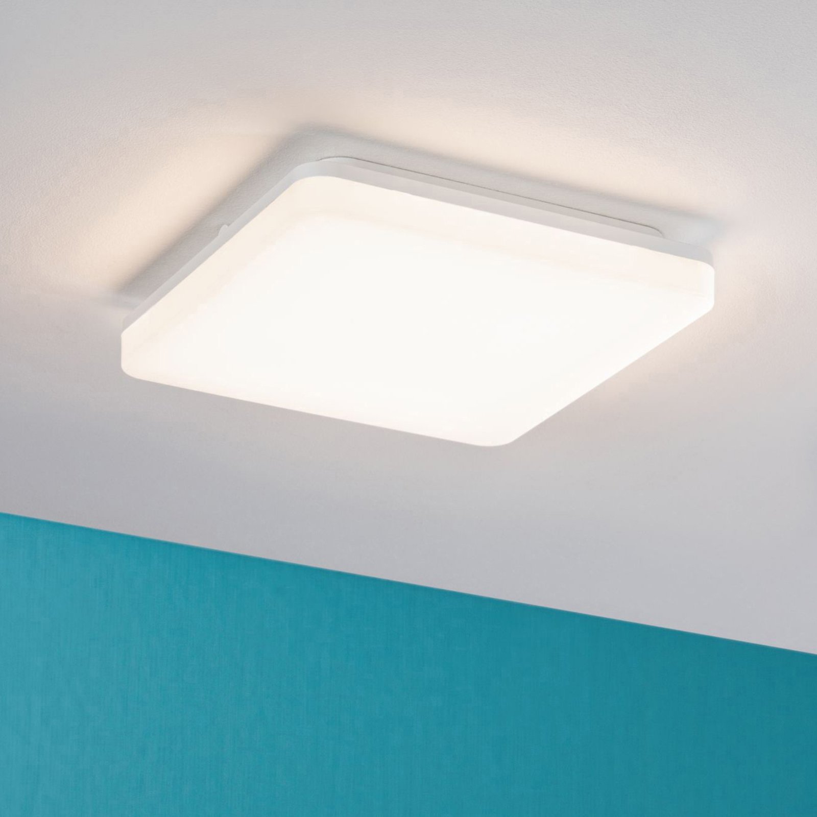 Cela LED-panel, 28x28 cm IP44, hvid - Paulmann