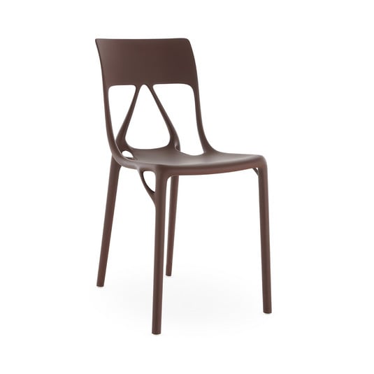 A.I. Lite Stuhl, braun, Höhe 80 cm - Kartell