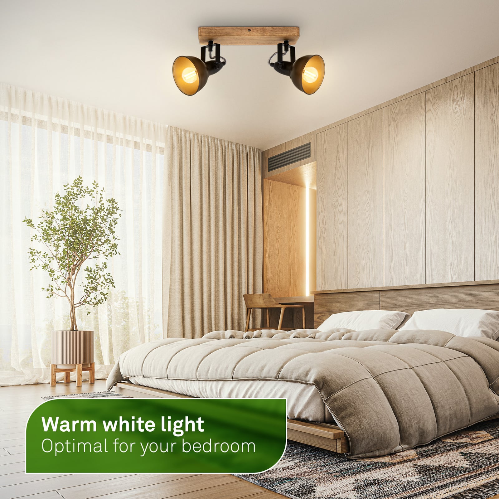 LED lamp druppel E14 2,5W helder 3000K 525lm EEK A 2er