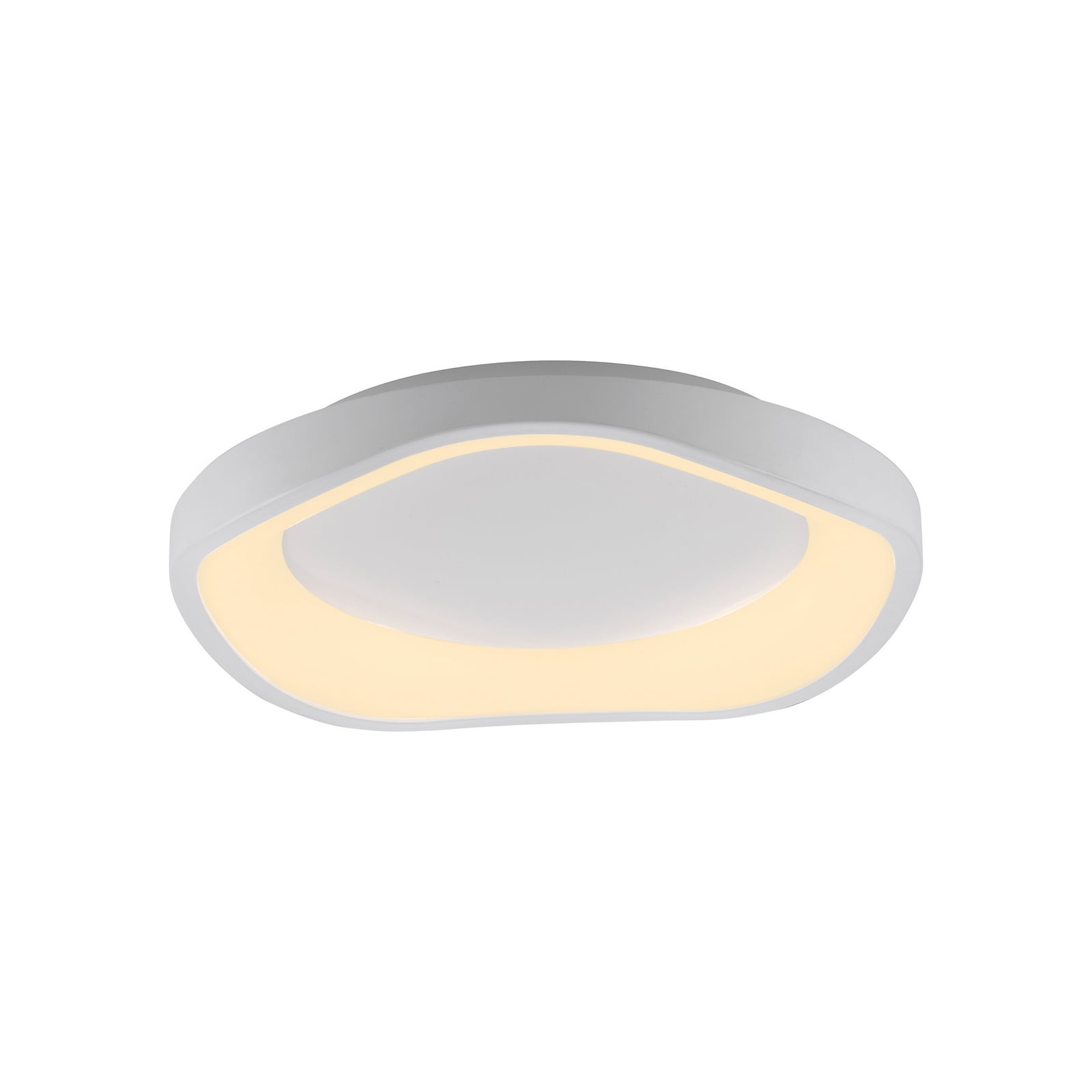 LED lubinis šviestuvas „MONTA“, baltas, Ø 40 cm, metalinis, Switchdim