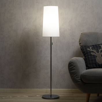 Height-adjustable fabric floor lamp Verona