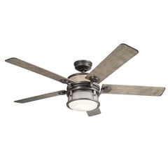LED stropní ventilátor Ahrendale, IP44