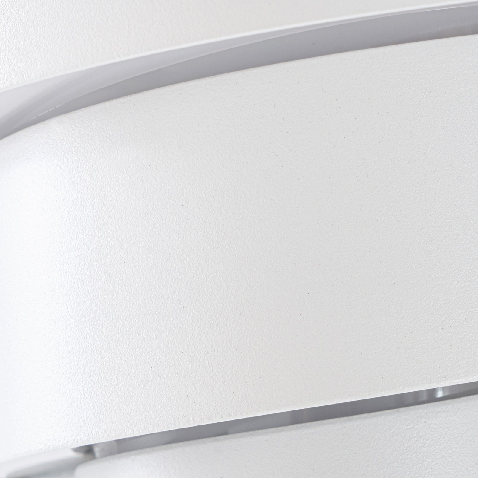 Applique murale d'extérieur LED Lindby Valir, blanche, trois abat-jours, IP54