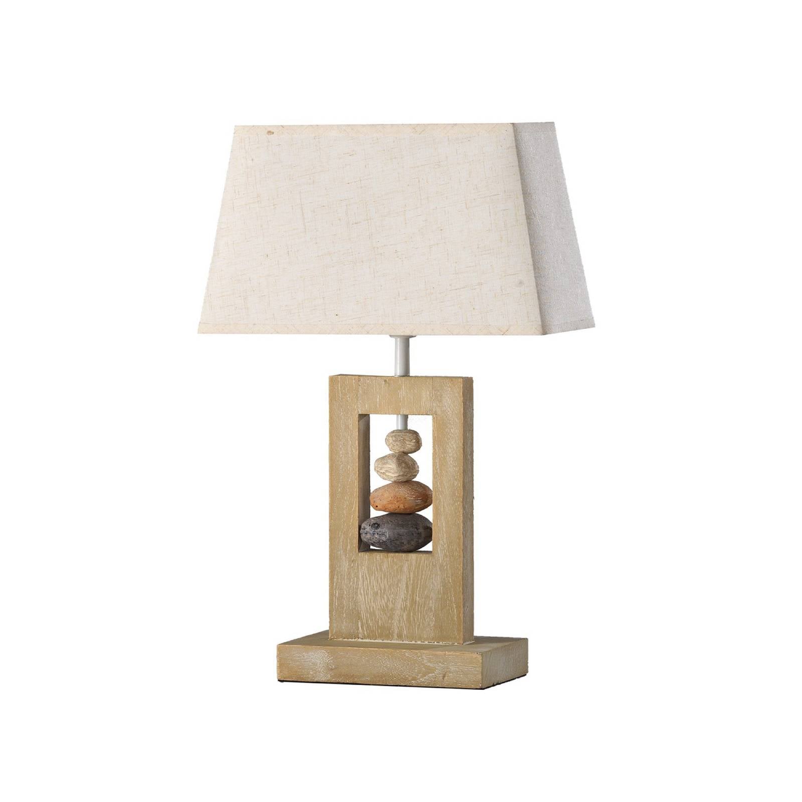 Onli Lighting - Onli miriel Tischlampe mit Schirm aus Holz